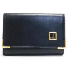 美品 dunhill ダンヒル 6連キーケース 小銭入れ付き レザー スペイン製