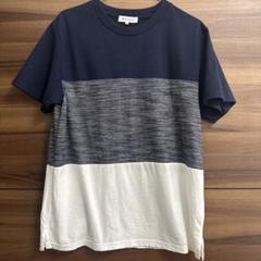 THE SHOP TK Tシャツ　メンズLサイズ　ネイビー／グレー／ホワイトのサムネイル
