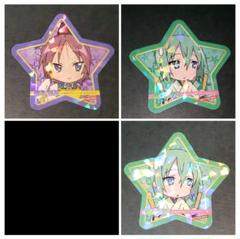 岩崎みなみ 柊いのり らきすた 特典 星型 ホログラム ステッカー シール 3枚
