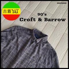 90s Croft&BarrowチェックネルシャツUS古着好配色ヴィンテージ