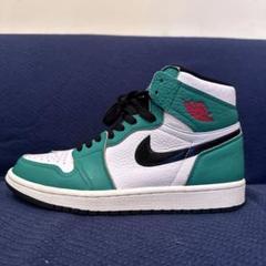 美品☆NIKE WMNS AIR JORDAN 1 HIGH GREEN