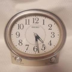 SEIKO KR892G 置時計 シルバー