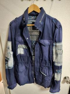 Desigual インディゴ ジップアップジャケット