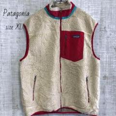 パタゴニア ベスト XL 古着 メンズ Patagonia XL ベージュ