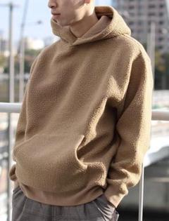 【BEAMS/ビームス】ボアパーカ　ベージュ　Mサイズのサムネイル