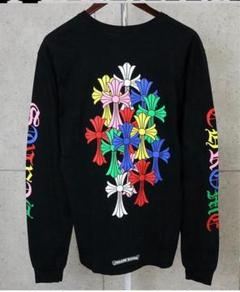 入手困難【Chrome Hearts】マルチカラー クロス 長袖 Tシャツ 入手困難【Chrome Hearts】マルチカラー クロス 長袖 Tシャツ