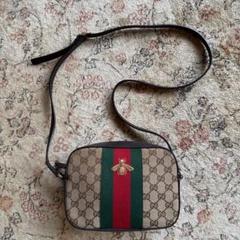 【希少美品】GUCCI GG蜂刺繍 ショルダーバッグ／Bee／ユニセックス可