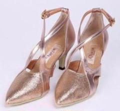 Chacott 社交ダンス用 シャンパンゴールドシューズ 7cmヒール Chacott 社交ダンス用 シャンパンゴールドシューズ 7cmヒール