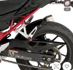 【新品】現行CB750ホーネット　リアフェンダー　泥除け　マットブラック　プーチ 新品】現行CB750ホーネット リアフェンダー 泥除け マット