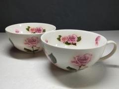 ジノリスープカップ（カフェオーレボウル）&ソーサー×2 、スクエアボウル×2 ジノリスープカップ（カフェオーレボウル）&ソーサー×2