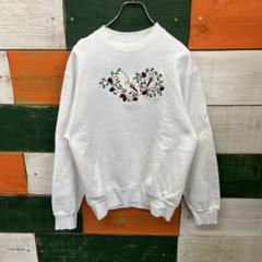 FRUIT OF THE LOOM 刺繍デザイン スウェット S 古着 90’s