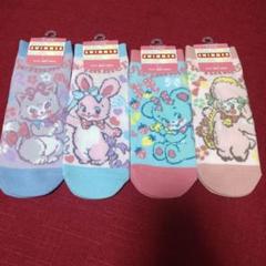 【新品】SWIMMER キャラクターソックス 22-24cm 4足セット