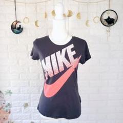 【ナイキ】✨NIKE✨ロゴ半袖Tシャツ スリムフィット 黒 スポーツ 運動着 M