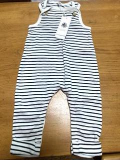 PETIT BATEAU ストライプロンパース　70 80