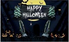 ハロウィン タペストリー ハロウィン 背景 110×180 cm 壁掛け　撮影