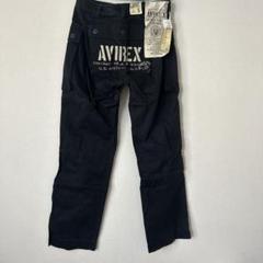 AVIREX ブラックカーゴパンツ Sサイズ