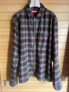 Supreme ShadowPlaid Flannel Zip Up shirtのサムネイル