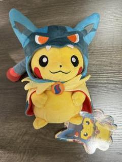 ポケモン　ピカチュウ マント付きぬいぐるみ　ポンチョ　メガルカリオ ポケモン ピカチュウ マント付きぬいぐるみ ポンチョ