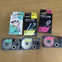 NAME LAND テープ CASIO 9㎜ 12㎜ 蛍光 入園入学準備のサムネイル