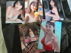 福田ルミカ 2nd 写真集イベント特典生写真×5