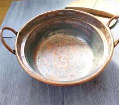 銅鍋、銅食器まとめ売り 銅 オーバル鍋 浅型 京都の名工 寺地茂 作 鍛金工房 WESTSIDE33