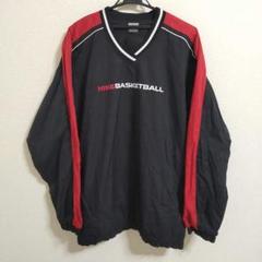 NIKE ナイキ/ バスケットボール ピステ XL ナイロン ジャケット 黒 赤
