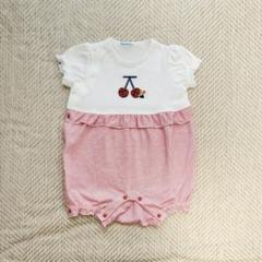 ファミリア ロンパース さくらんぼ 70 - メルカリ