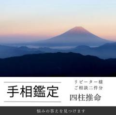 四柱推命鑑定　手相占い　霊視　【ご相談2件】
