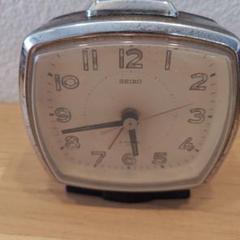 SEIKO スクエア型アナログ置時計　昭和レトロ