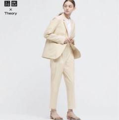 新品未使用タグ付き⭐︎UNIQLO×Theory セットアップスーツ ベージュ S 新品未使用タグ付き⭐︎UNIQLO×Theory セットアップスーツ
