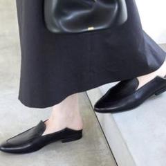 美品　SLOBE IENA ソフトローファー 23.5 25ss スリッポン　黒 美品 SLOBE IENA ソフトローファー 23.5 25ss スリッポン 黒