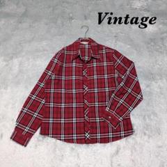 Vintage ヴィンテージ 長袖シャツ スキッパー 日本製 地厚 カジュアル