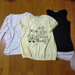 着回しいろいろ160★美品カットソー３点セットフィオルッチギャップケイパ