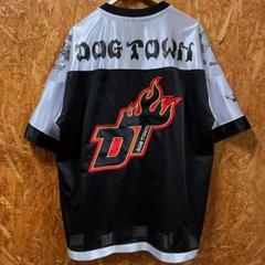 【希少】 80s 90s DOG TOWN アメフトゲームシャツ DOG TOWN - 90s DOG TOWNドックタウン 黒龍 ゲームシャツの通販
