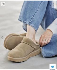 未使用品　UGG CLASSIC SLIPPER 24サイズ ベージュ 2025年最新】 UGG CLASSIC SLIPPERの人気アイテム - メルカリ