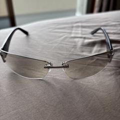 Dior シルバー フレーム サングラス