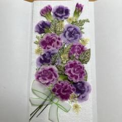 押し花　カーネーション　組み立て