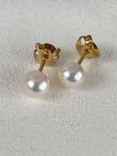 Mikimoto 真珠 18k ピアス(両耳用) 楽天市場】パール ピアス ミキモトの通販