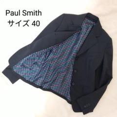 【美品】Paul Smith ポールスミス　テーラードジャケット　ドット柄　黒
