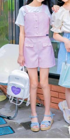 JENNI♡ピンク サマーツイード セットアップ