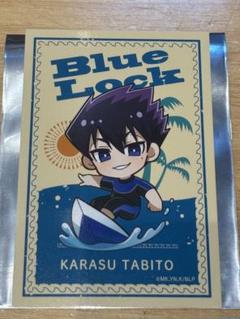 ブルーロック　烏旅人　缶バッジ　プリンセスカフェ 2個 ブルーロック プリンセスカフェ ホログラム缶バッジ 烏旅人