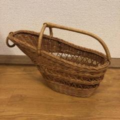 バスケット 籐 ラタン アンティーク