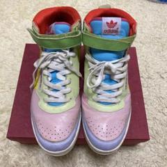 GRACE GIFT×ケアベアコラボ スニーカー アディダス グレイス コラボスニーカー ハイカット マルチカラー