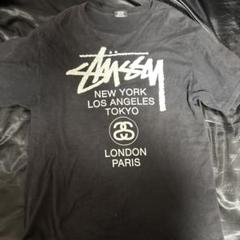 Stüssy ブラック Tシャツ