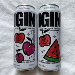 BTS ジン IGIN APPLE TONIC お酒 2本セット - メルカリ