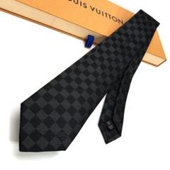 極美品✨人気 ルイヴィトン ネクタイ・ダミエ クラシック 8CM
