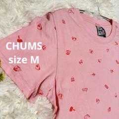 チャムス　CHUMS　Tシャツ レディースM ピンク