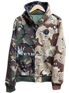 【F0137】Aape BY A BATHING APE リバーシブル ブルゾン