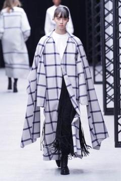 HYKE 20FW DOUBLE FACE COAT ストール HYKE 20FW DOUBLE FACE COAT ストール - メルカリ