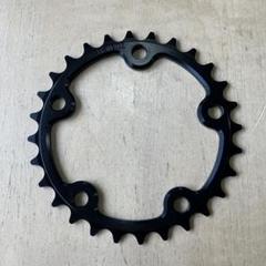 パーツ white industries vbc inner chainring 28T WHITE INDUSTRIES* VBC inner chainring (black) - BLUE LUG